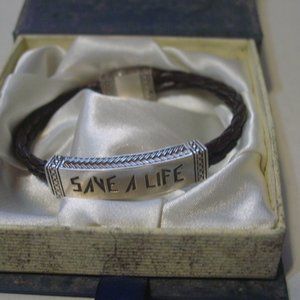 FIMH by Mira Sterling Save a Life Bracelet